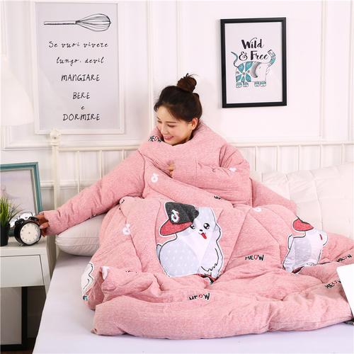 Cozy and Warm Snuggle Wearable Blanket with Sleeves