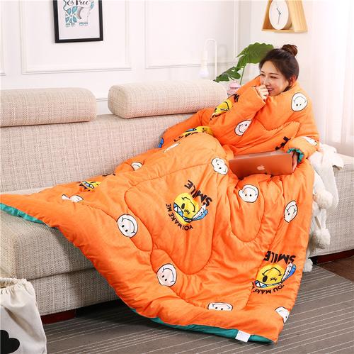 Cozy and Warm Snuggle Wearable Blanket with Sleeves