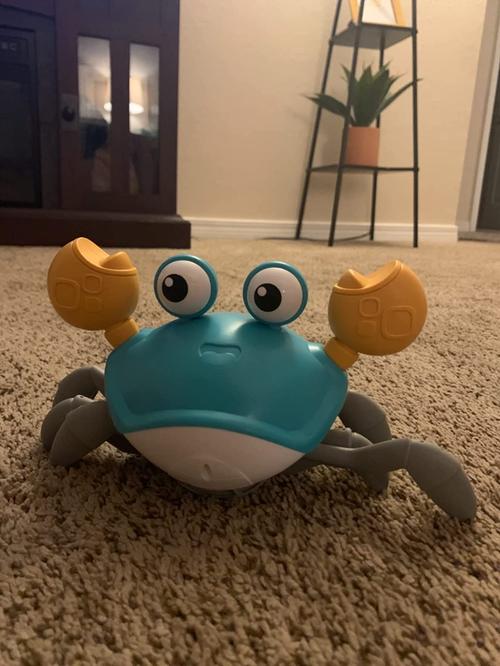 Crawling Crab Toy Kids Induction Crab Toy Usb Rechargeable Crab Toy photo review