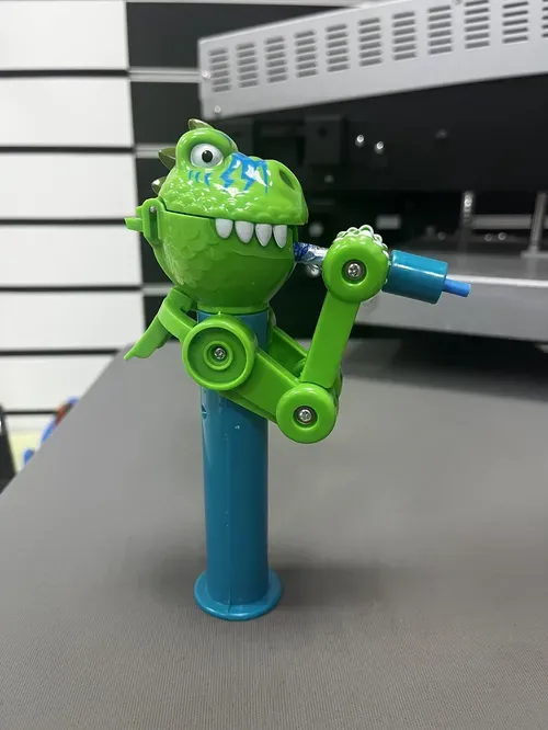 Creative Dinosaur Lollipop Robot Holder with Pop-Ups for Kids photo review