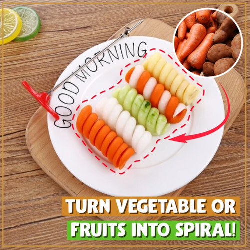 Creative Rotating Food Fruit Vegetables Magic Spiral Slicer