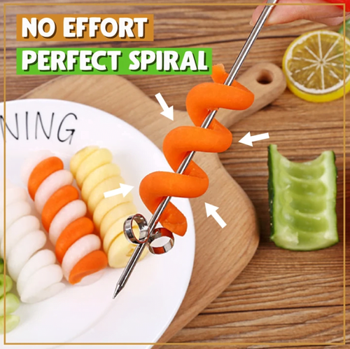 Creative Rotating Food Fruit Vegetables Magic Spiral Slicer