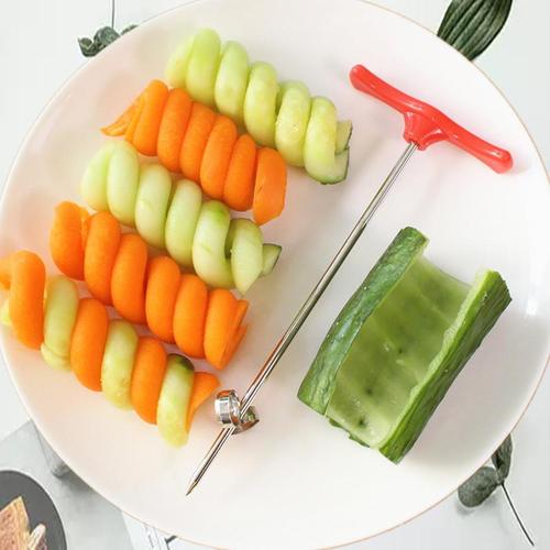 Creative Rotating Food Fruit Vegetables Magic Spiral Slicer