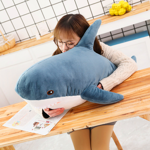 Cute and cuddly shark plush toy - perfect for bedroom, sofa, or story time