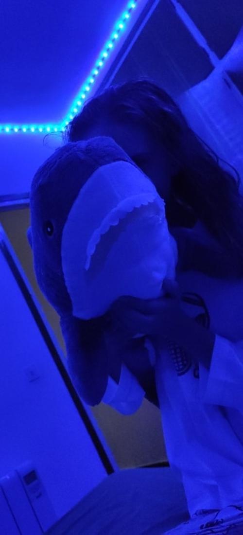 Cute and cuddly shark plush toy - perfect for bedroom, sofa, or story time photo review