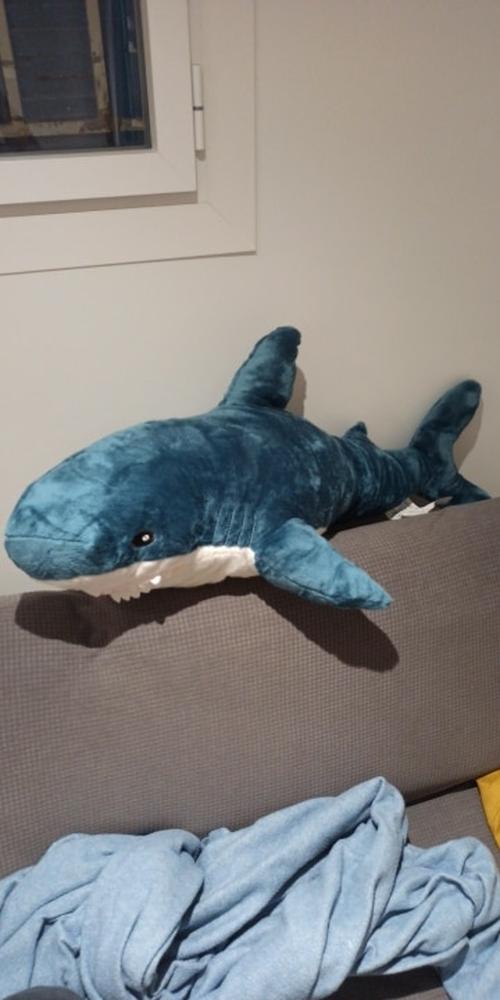 Cute and cuddly shark plush toy - perfect for bedroom, sofa, or story time photo review