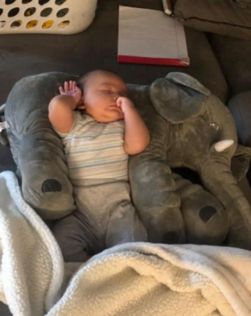 Cute Giant Elephant Cuddle Hug Plush Toy For Babies photo review