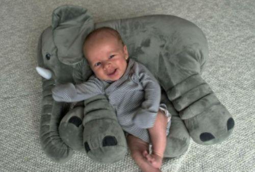 Cute Giant Elephant Cuddle Hug Plush Toy For Babies photo review