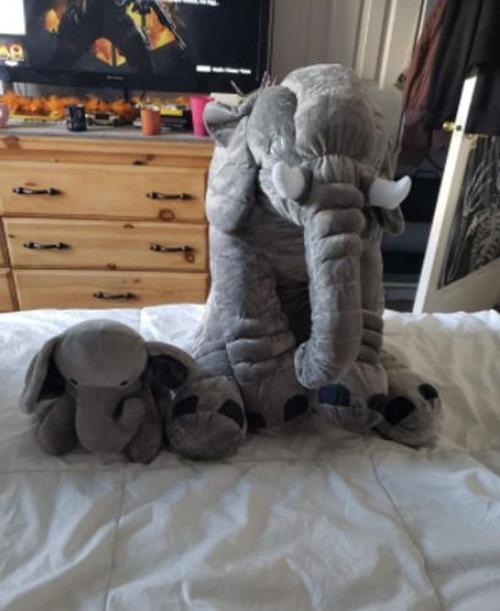 Cute Giant Elephant Cuddle Hug Plush Toy For Babies photo review