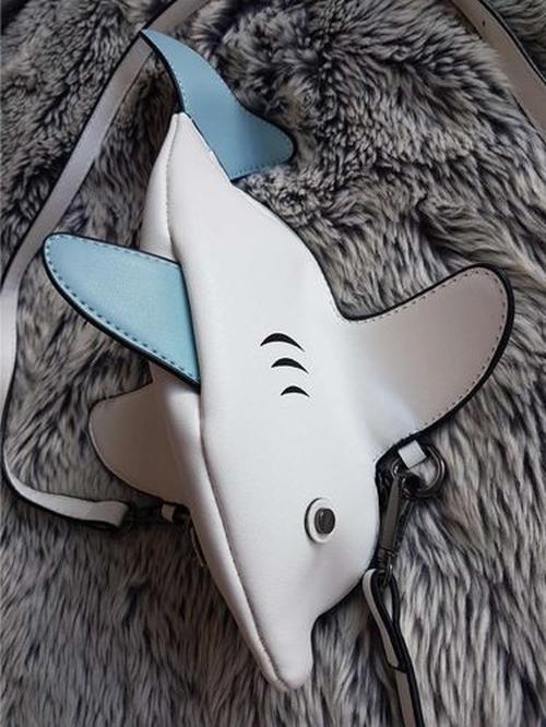 Cute Shark Crossbody Bag, Shark Shaped Handbag photo review