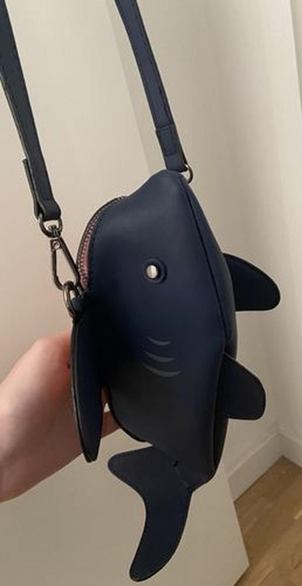 Cute Shark Crossbody Bag, Shark Shaped Handbag photo review