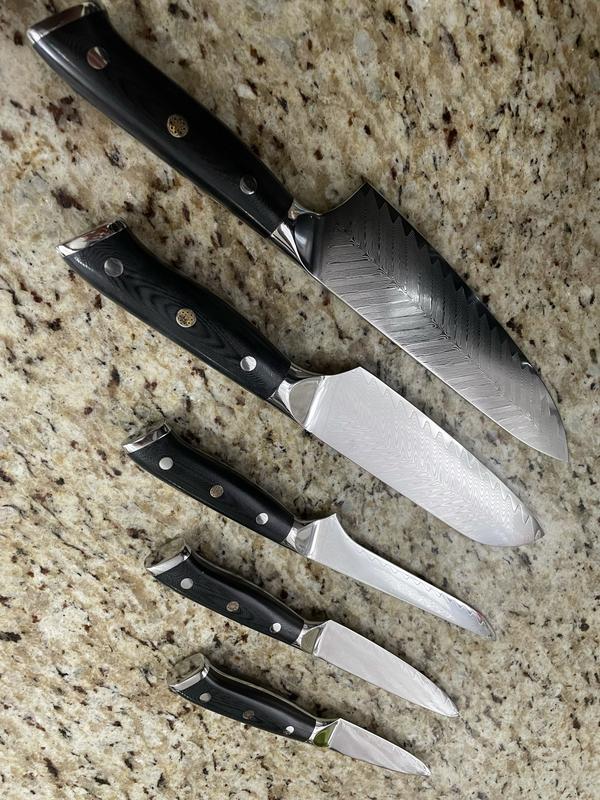 Damascus Chef Knife, Hand Forged Steel Kitchen Knife photo review