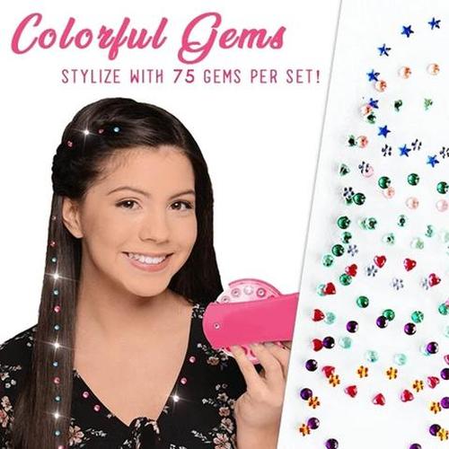 Diamond Gem Stapler - Girl Bling Glam Styling Tool Deluxe Set