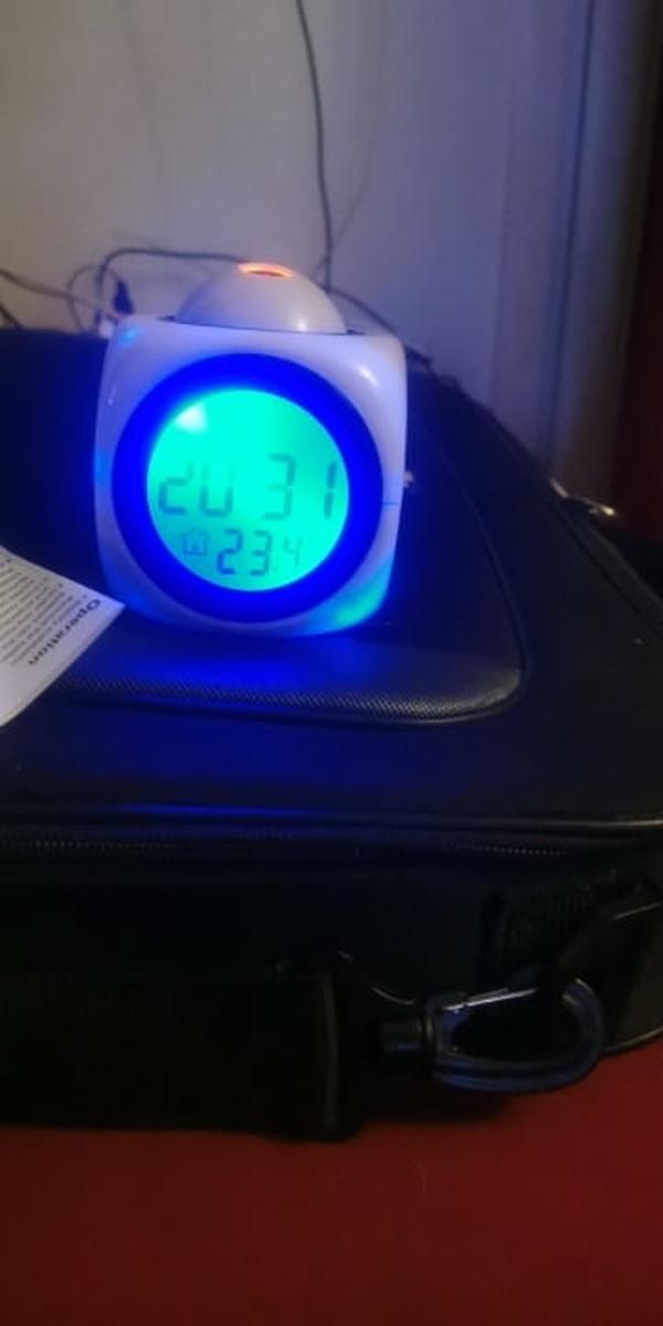 Digital Ceiling Projection Alarm Clock photo review