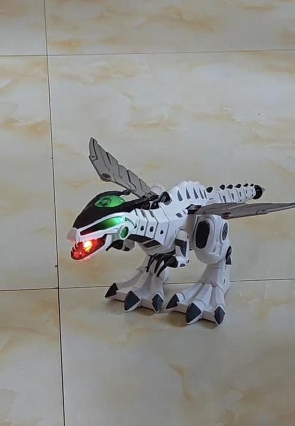 Dinosaur Toys for Kids, Electric Walking Dinosaur Robot with Fire Breathing & Mist Spray and Roar Sounds, Mist Spraying Robot Dragon Toy photo review