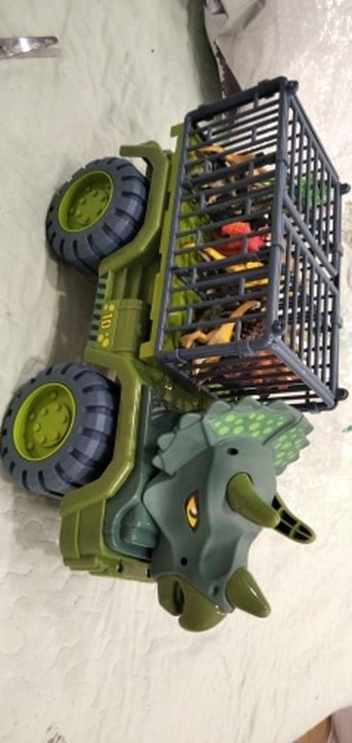 Dinosaur Truck - Dinocrane Original Oversized Jurassic - Dinosaur Car photo review