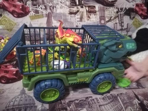 Dinosaur Truck - Dinocrane Original Oversized Jurassic - Dinosaur Car photo review