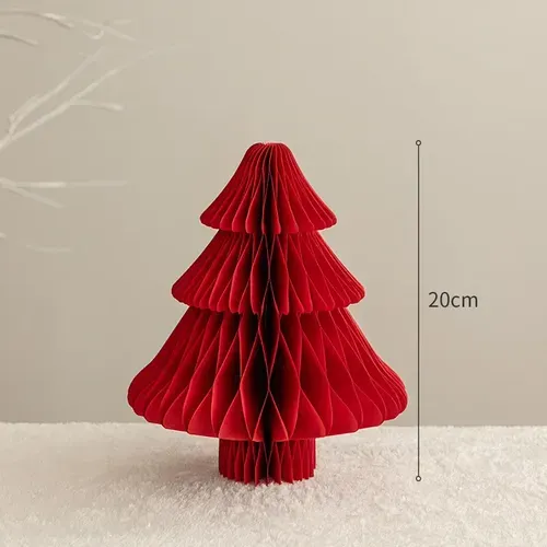 DIY Honeycomb Paper Christmas Tree Decoration for Home Decor