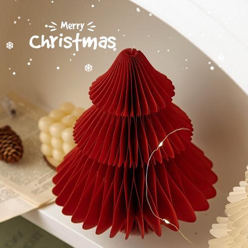 DIY Honeycomb Paper Christmas Tree Decoration for Home Decor