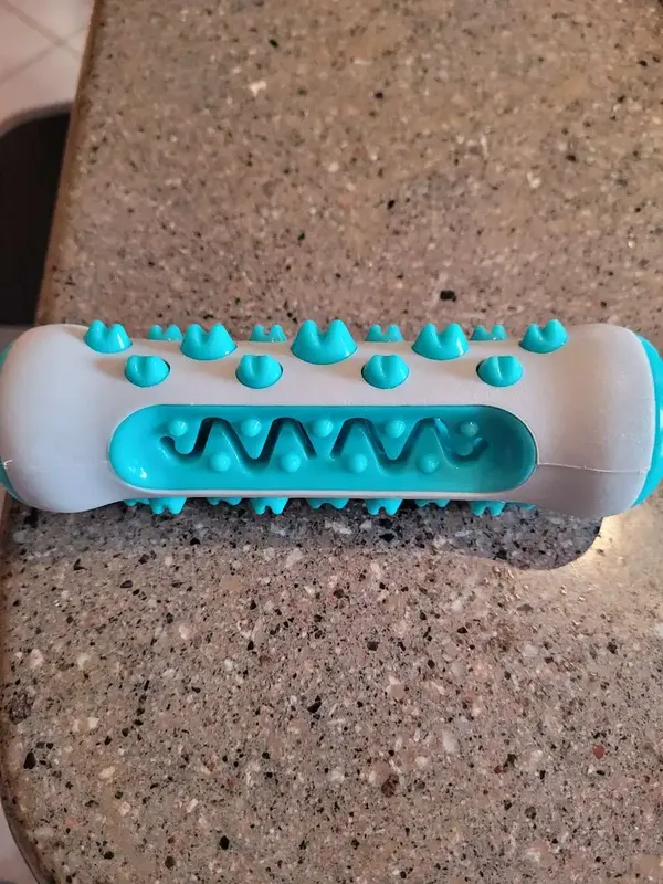 Dog Molar Toothbrush Toys for Chewing & Cleaning Teeth - Safe Puppy Dental Care photo review