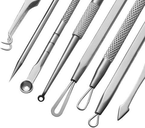 Dr Pimple Popper Tool - 8 Pcs Blackhead Extractor