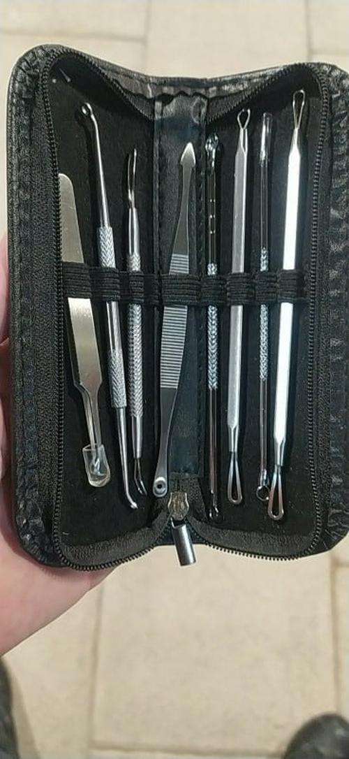 Dr Pimple Popper Tool - 8 Pcs Blackhead Extractor photo review