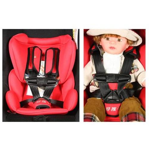 Durable Black Car Baby Safety Seat Belt Harness Chest Clip with Safe Buckle