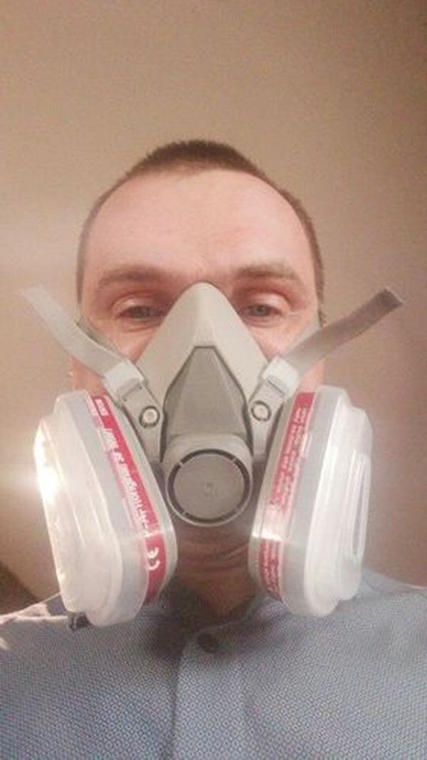 Dust Chemical Protection Respirator Face Mask photo review