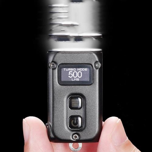 Dynamic Super Bright Rechargeable Keychain Flashlight