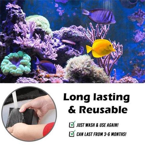 Eco-Aquarium Water Purifier Cube, Cube Honeycomb Activated Carbon Fish Tank Water Purification Filter