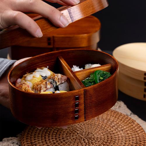 Eco-Friendly Wooden Bento Box for Healthy and Delicious Lunches