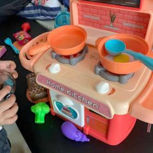 Educational Kitchen Playset for Kids - Learn to Cook Baby Food photo review