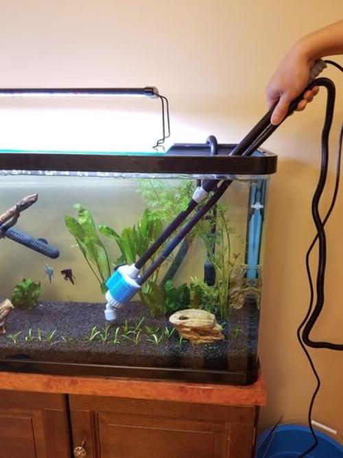 Electric Aquarium Gravel Cleaner photo review