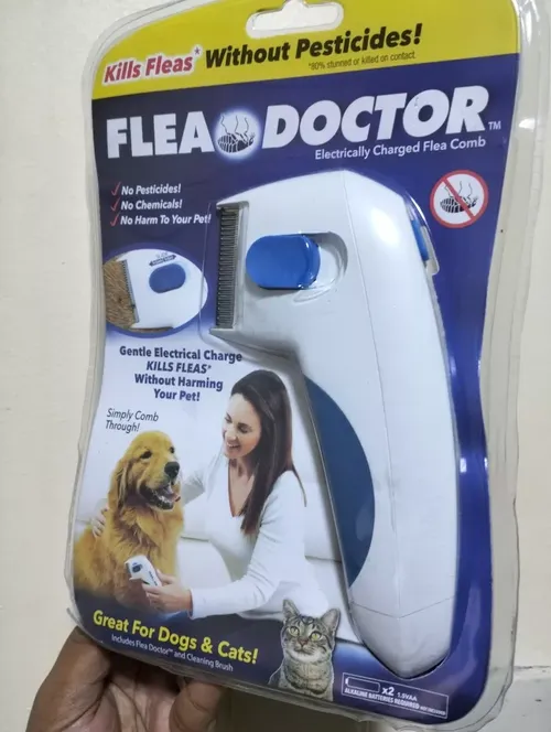 Electric Flea and Tick Comb for Cats and Dogs - Kills and Removes Fleas, Ticks, and Lice photo review