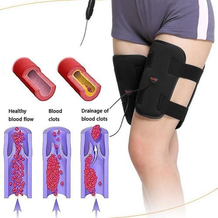 Electric Muscle Stimulator EMS Leg Massager for Fat-Burning and Weight Loss