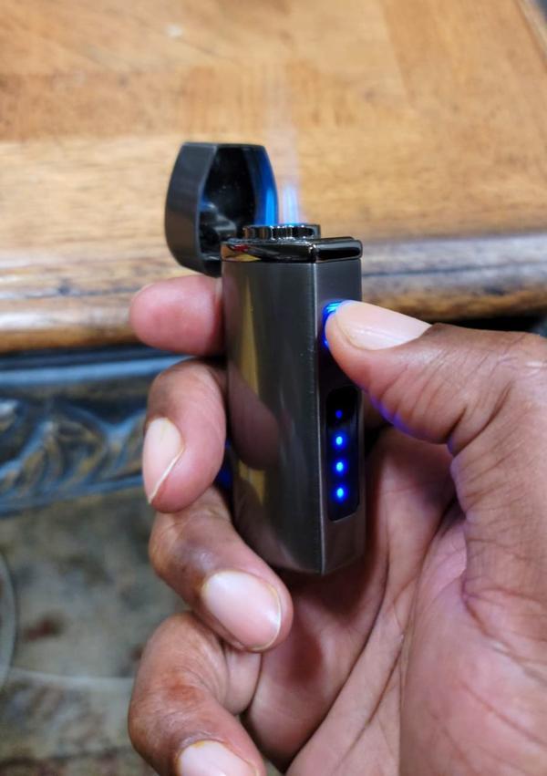 Electric Torch Lighter With Micro Usb Charging Cable photo review