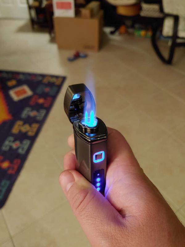 Electric Torch Lighter With Micro Usb Charging Cable photo review