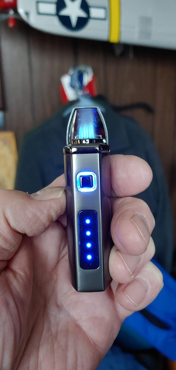 Electric Torch Lighter With Micro Usb Charging Cable photo review