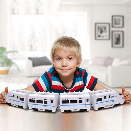 Electric Toy Train For Kids With Action Flashing Lights