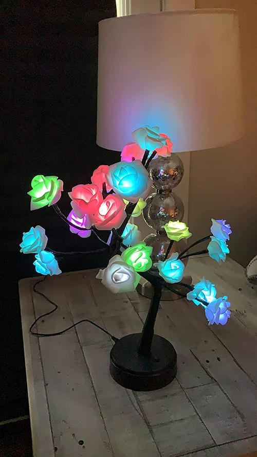 Enchanted Rose Tree Lamp photo review