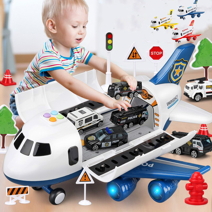 Extra Large Airplane Vehicle Play Sets | Police, Construction Or Fireman Toys