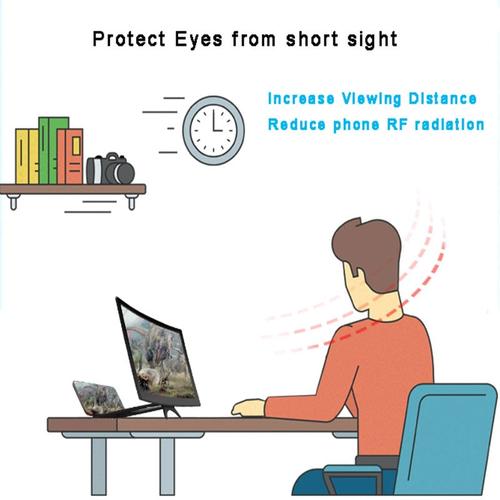 Eye Protection Phone Screen Magnifier with Foldable Design for Comfortable Viewing