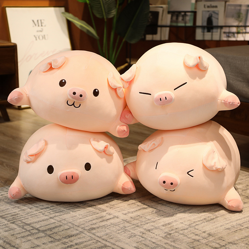 Fashionable Plump Pig Plush Toy - Soft and Cuddly Companion