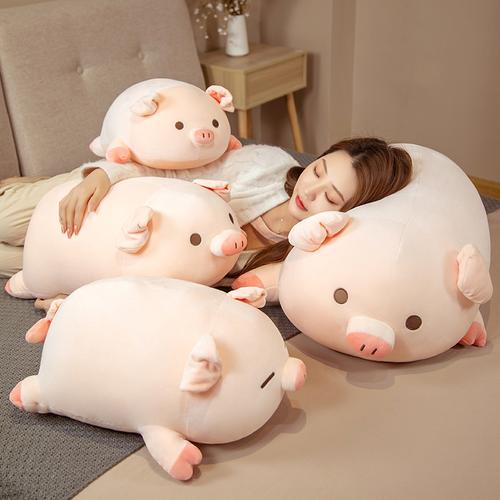 Fashionable Plump Pig Plush Toy - Soft and Cuddly Companion