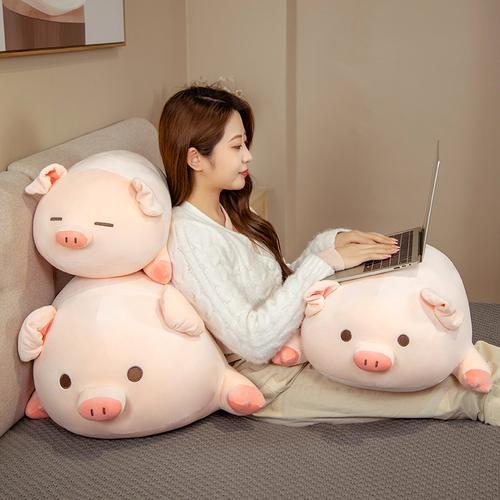 Fashionable Plump Pig Plush Toy - Soft and Cuddly Companion