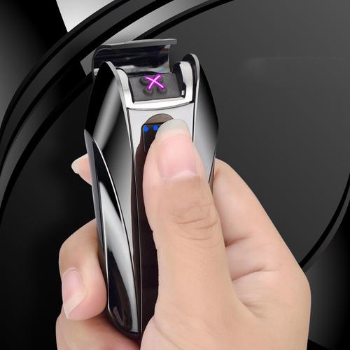 Fingerprint Induction Lighter Windproof Usb Charging