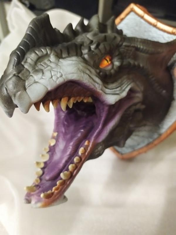 Fire & Smoke Breathing Dragon Head Mount photo review