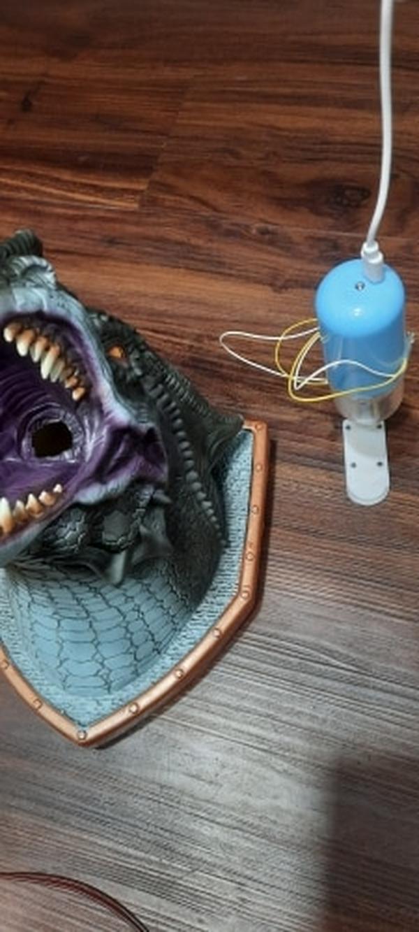 Fire & Smoke Breathing Dragon Head Mount photo review