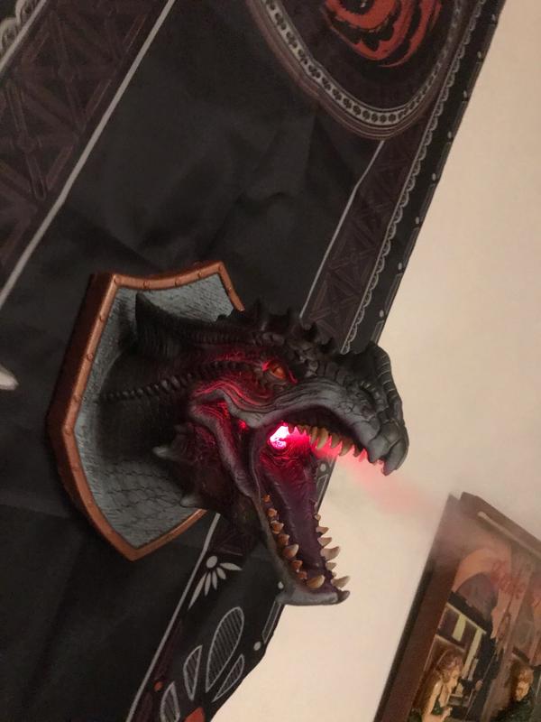 Fire & Smoke Breathing Dragon Head Mount photo review