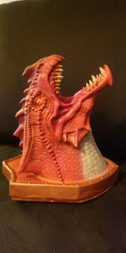 Fire & Smoke Breathing Dragon Head Mount photo review